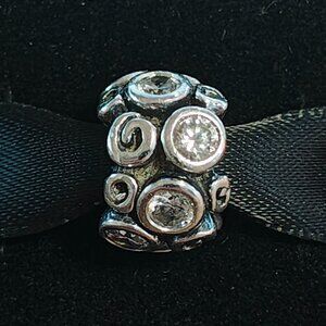 Authentic Pandora Retired Primrose Path CZ Charm 790330CZ Sterling Silver